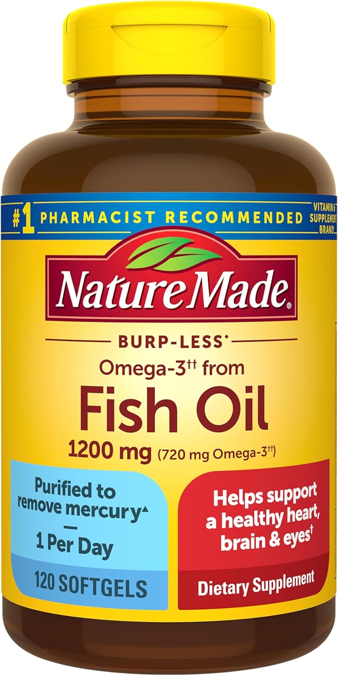 Nature Made Burp Less Omega 3 Fish Oil 1200 mg Review: Is It Worth It?